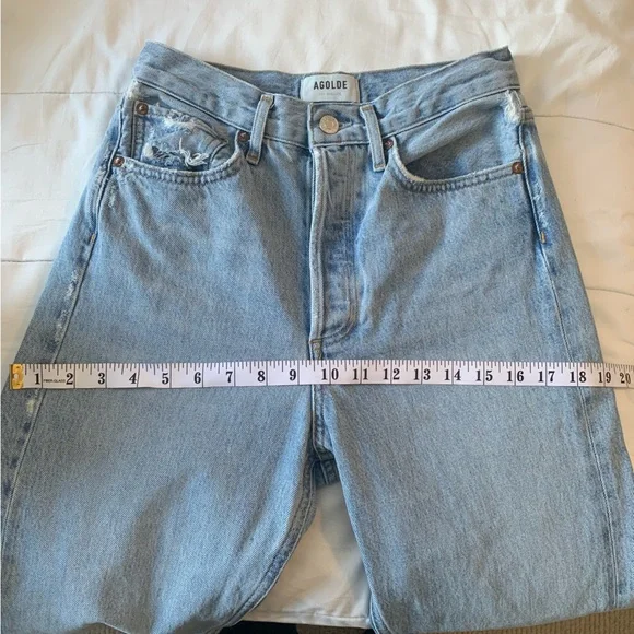 AGOLDE Women's Light Blue '90s Jeans - Picture 10 of 10